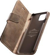 Cellularline - iPhone 11, hoesje premium leer, bruin