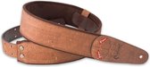 Righton Cork Brown - Gitaarband, handgemaakt, vegan - bruin