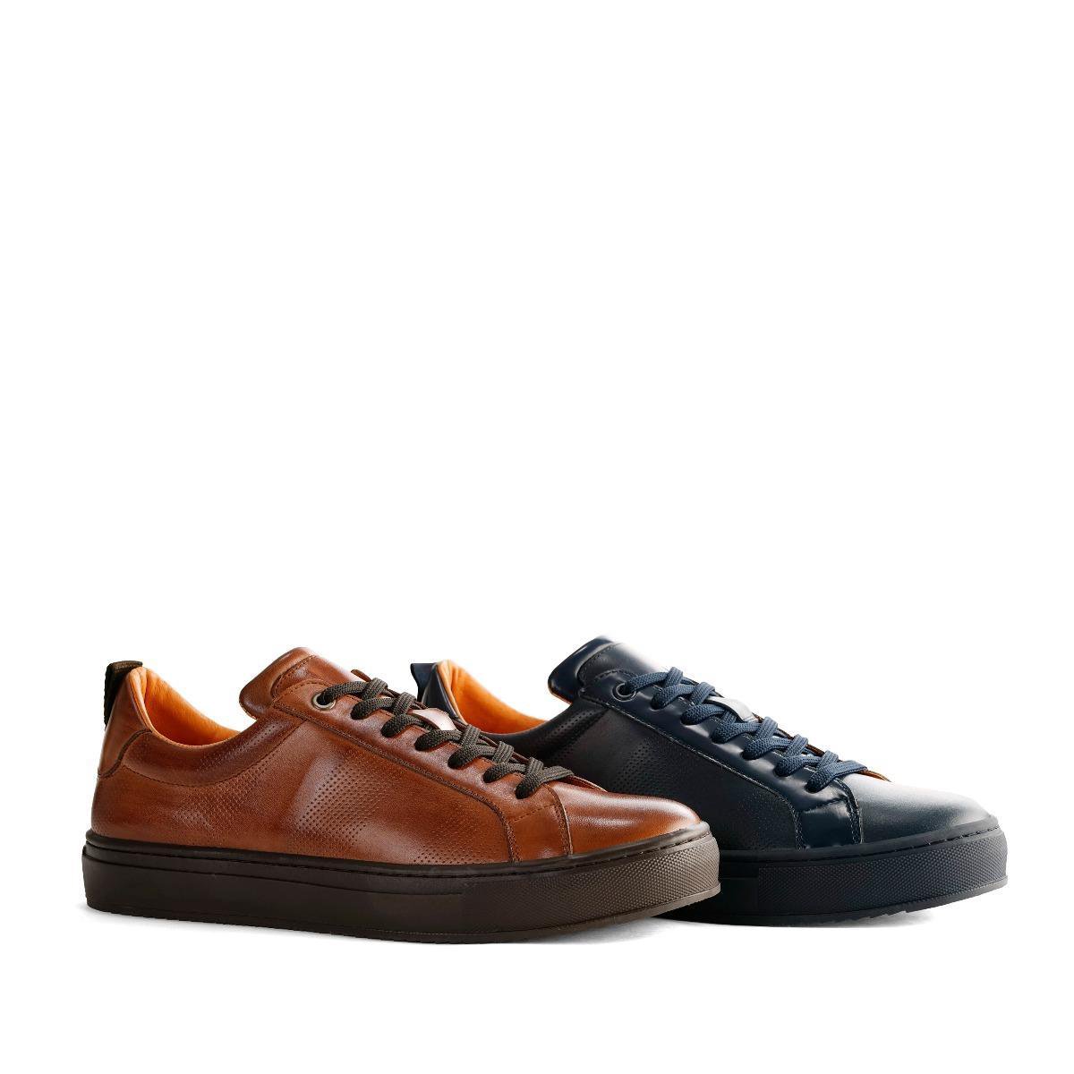 DenBroeck Leroy St. - Casual heren sneaker - Blauw - Maat 40 | bol.com