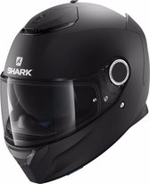Shark Spartan 1.2 Blank Kma Mat Zwart Integraalhelm - Motorhelm - Maat XXL