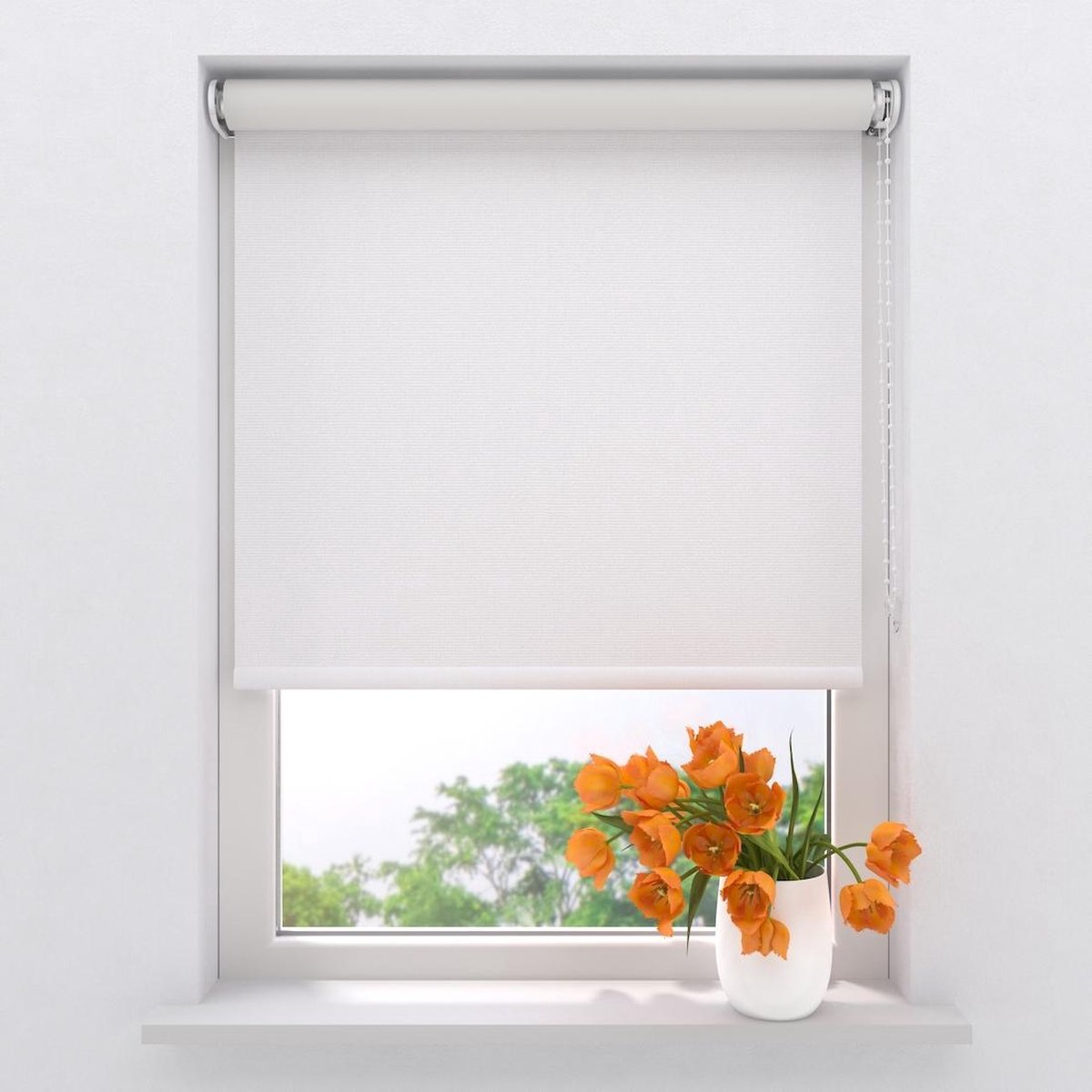 Rolgordijn Easy Verduisterend - Off White - 150 x 190 cm