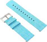 Fitbit Versa 2 / Versa Canvas bandje |Licht Blauw / Light Blue|Premium kwaliteit| One Size | TrendParts