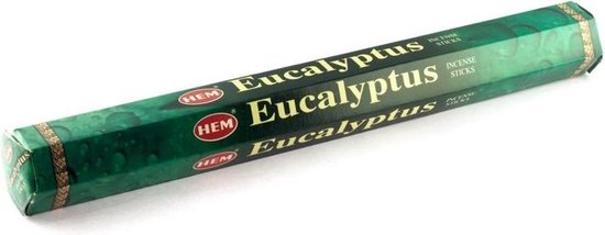 1x Eucalyptus wierook - 20 stokjes / geurstokjes