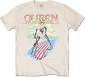 Queen Heren Tshirt -L- Mistress Creme