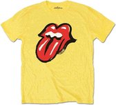 The Rolling Stones Heren Tshirt -M- No Filter Tongue Geel