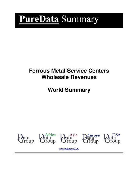 PureData World Summary 1582 - Ferrous Metal Service Centers  ... - cover