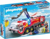 Playmobil City Action Pompiers Avec Véhicule Aéroportuaire