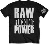 The Stooges Heren Tshirt -S- Raw Zwart