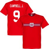 Costa Rica Campbell J. Team T-Shirt - Rood - S