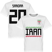 Iran Sardar 20 Team T-Shirt - Wit - 5XL