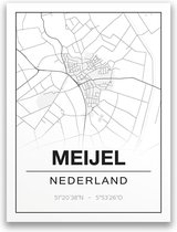 Poster/plattegrond MEIJEL - 30x40cm