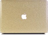 Lunso Geschikt voor MacBook Air 11 inch cover hoes - case - Glitter Goud