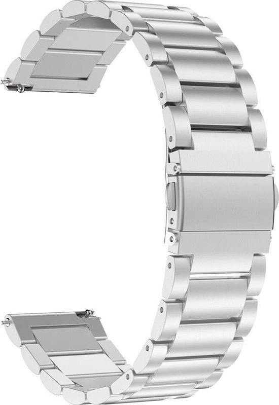 Metalen Armband Geschikt Voor Fossil Q Explorist HR Gen 4 Horloge Bandje -  Schakel... | bol.com