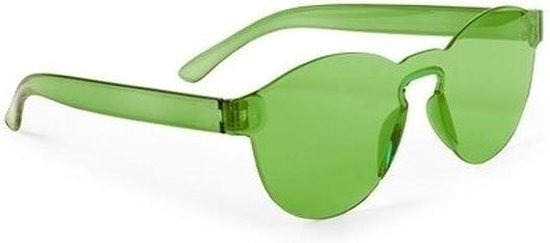 5x Groene verkleed zonnebril voor volwassenen - bril | bol.com