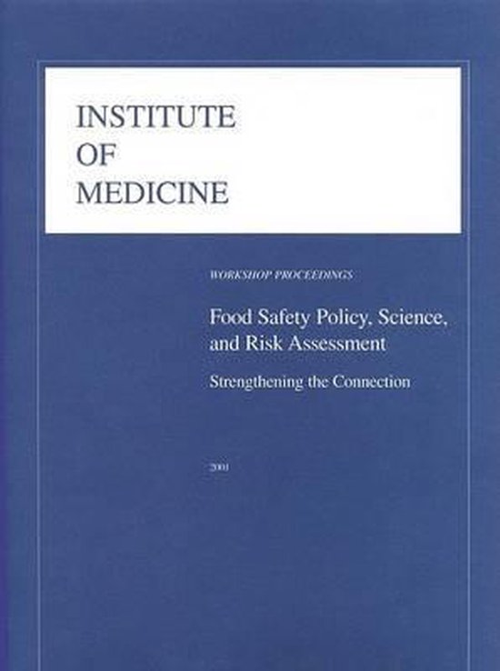 Food Safety Policy, Science, and Risk Assessment - cover