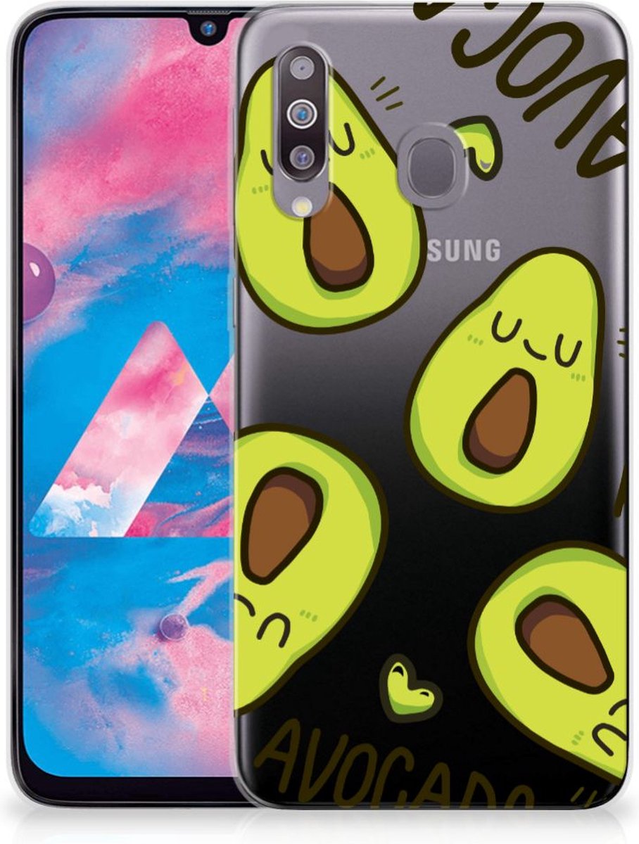 Samsung Galaxy M30 Telefoonhoesje met Naam Avocado Singing