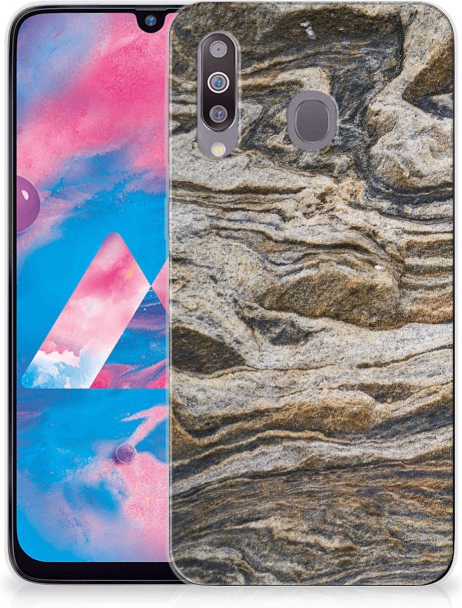 Samsung Galaxy M30 TPU Siliconen Hoesje Steen