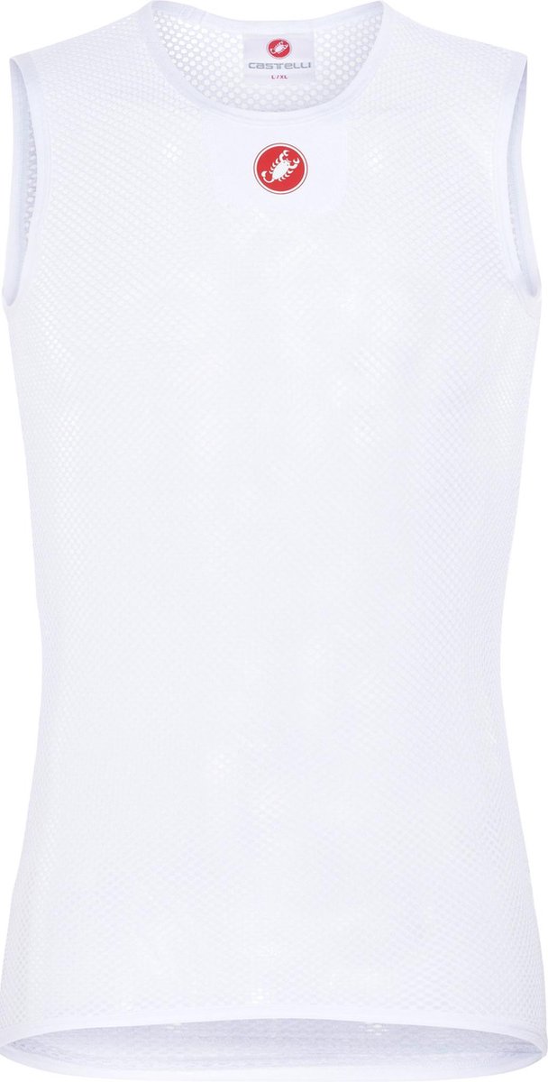 CASTELLI MESH 3 Sleeveless / Zweethemd Wit-S/M