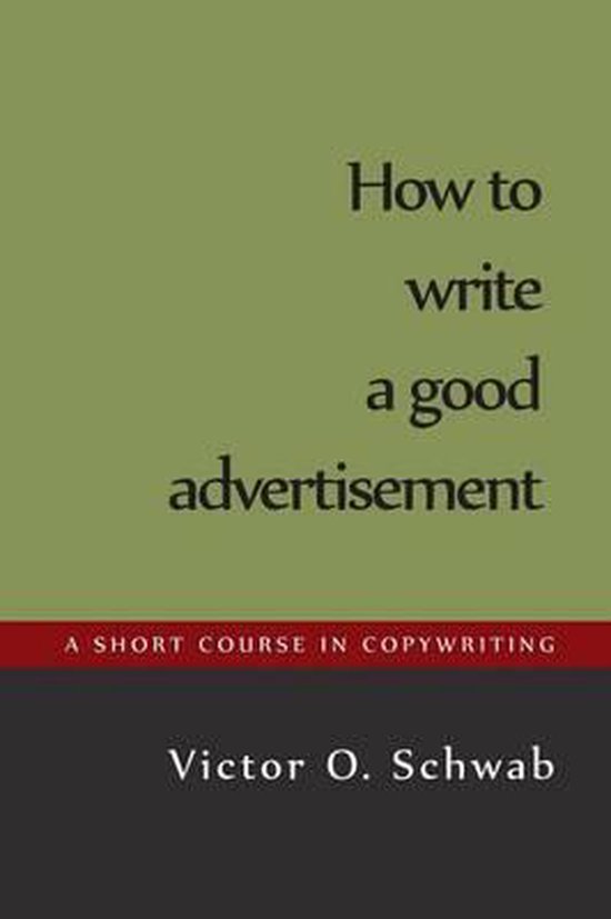 How to Write a Good Advertisement - cover