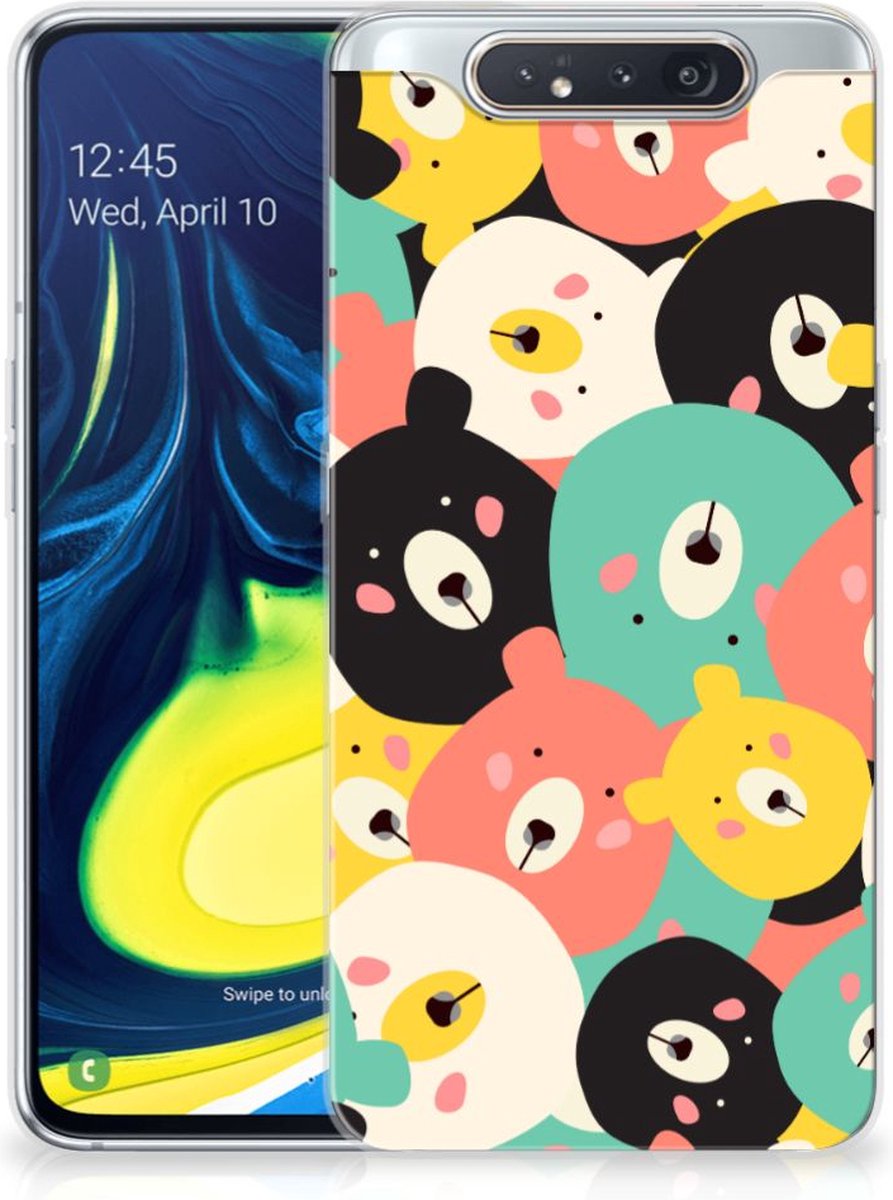 Samsung Galaxy A80 Telefoonhoesje met Naam Bears