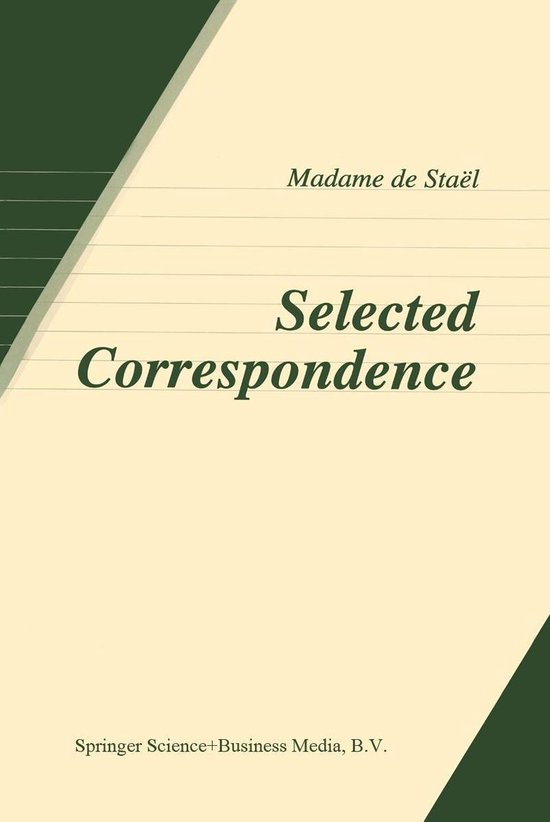 Selected Correspondence - cover