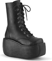 Demonia Enkellaars -40 Shoes- VIOLET-120 Zwart