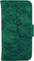 Schubbenprint Boekmodel Hoesje iPhone 8 Plus / 7 Plus - Groen