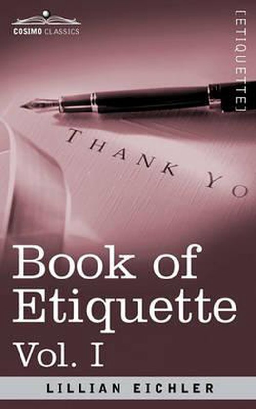 Book of Etiquette, Vol. I (in 2 Volumes) - cover