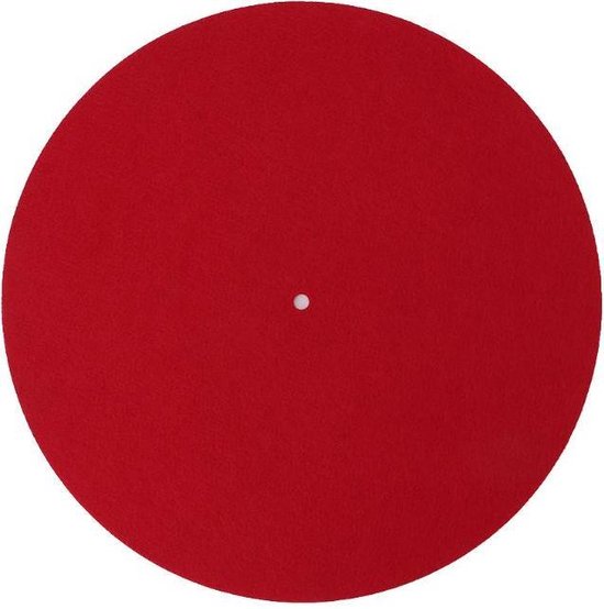 Analogis Mat Six Leren Platenspeler Mat - Rood Suède 295 Mm