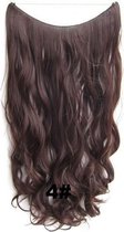 Wire hairextensions wavy bruin - 4#
