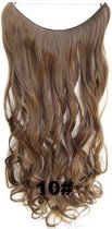 Wire hairextensions wavy bruin - 10#
