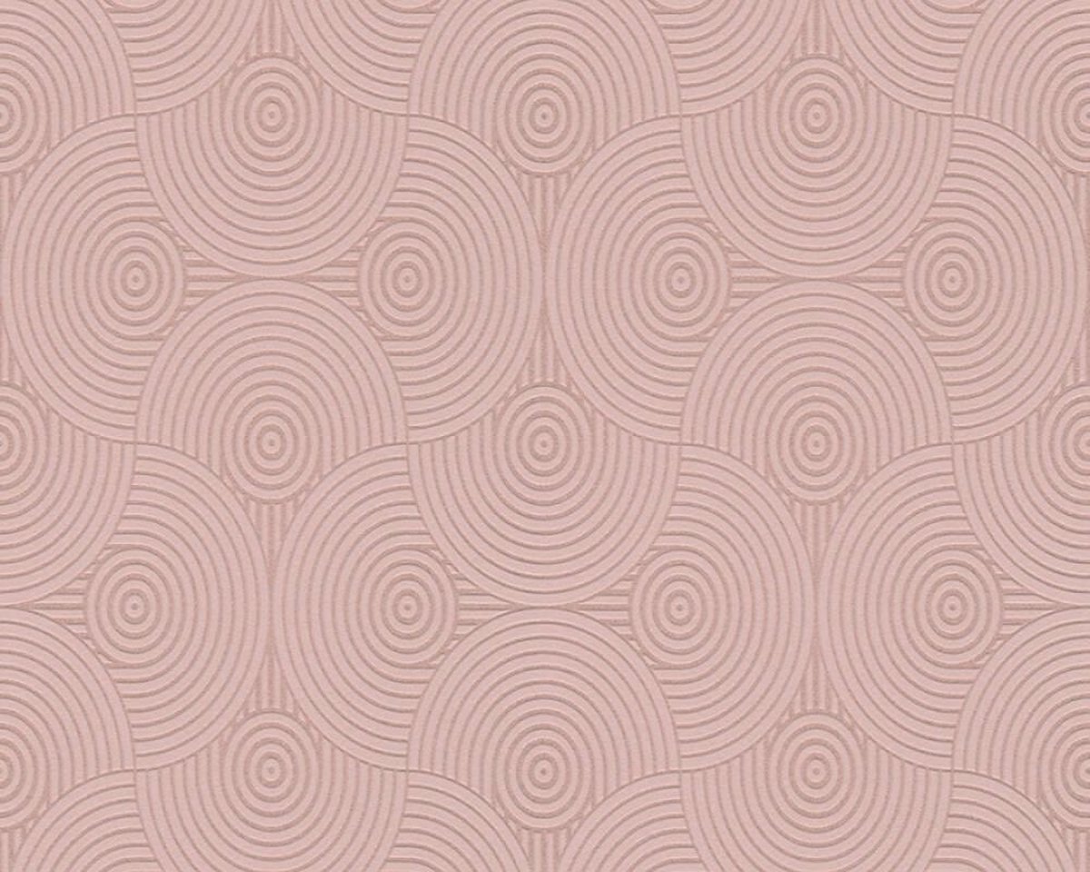 FANTASIE CIRKEL BEHANG - Roze Rood Goud Metallic - AS Creation Esprit 13