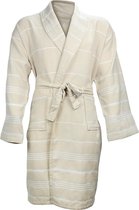 The One Hamam pakket: Hamambadjas en Hamamdoek Beige-XXL-3XL