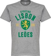 Sporting Lissabon Established T-Shirt - Grijs - XL