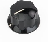 Deluxe Jazz Bass Upper Concentric Knob, Black