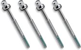 Tight Screws Spannschroeven TS65-4, 65 mm, 4 stuk - Reserveonderdeel voor drums