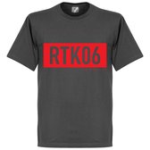 Retake RTK06 Bar T-Shirt - Donker Grijs - S