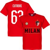 AC Milan Cutrone 63 Team T-Shirt - Rood - XS