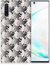 Coque Téléphone pour Samsung Galaxy Note 10 Coque Smartphone Salamandre Gris
