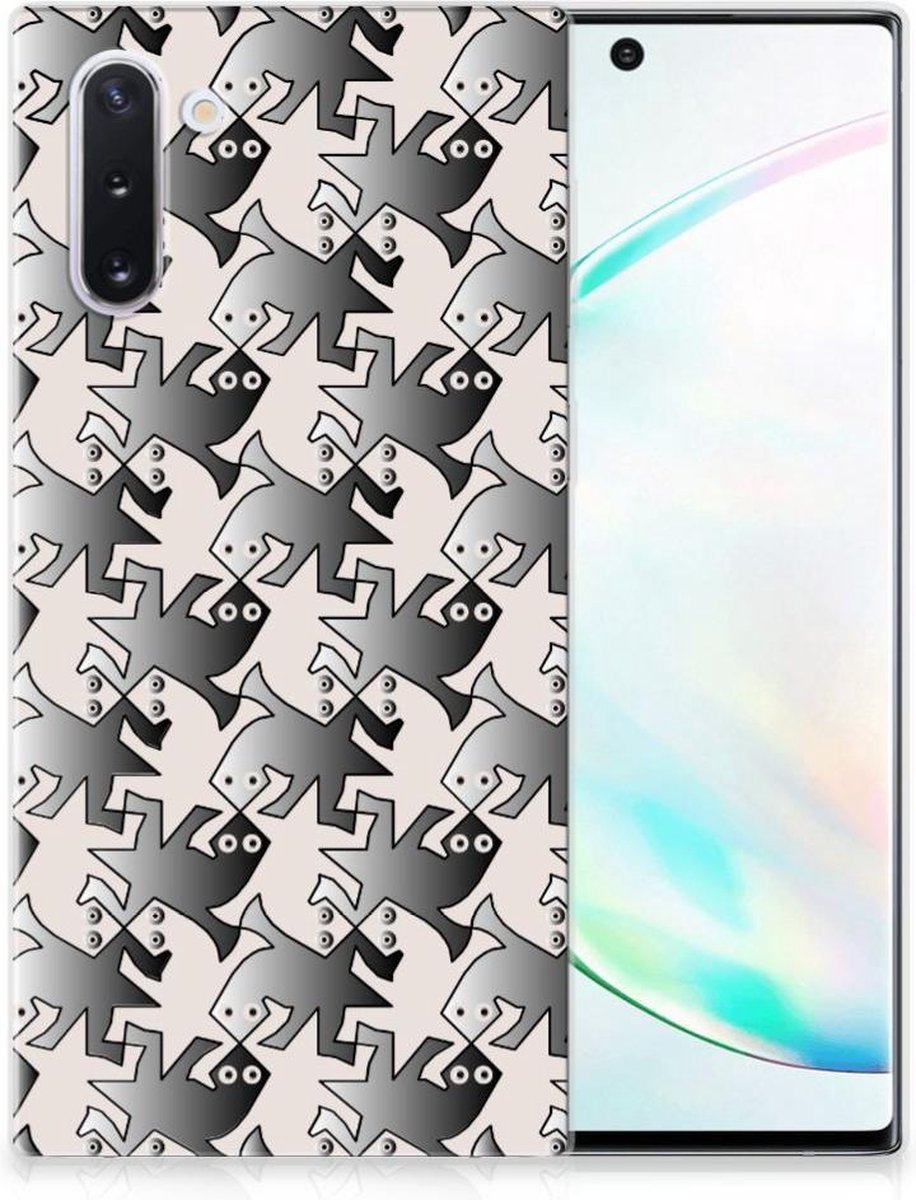 Samsung Galaxy Note 10 TPU Hoesje Salamander Grey
