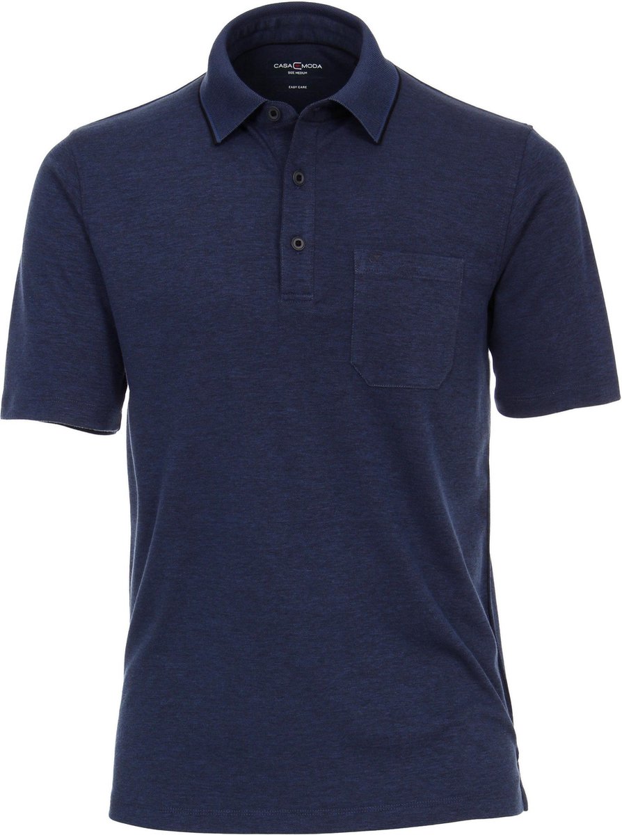 Casa Moda - Polo Navy - Regular-fit - Heren Poloshirt Maat XXL