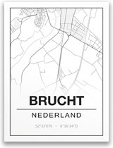 Poster/plattegrond BRUCHT - A4