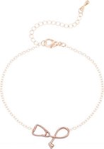 24/7 Jewelry Collection Stethoscoop Armband - Dokter - Rosé Goudkleurig