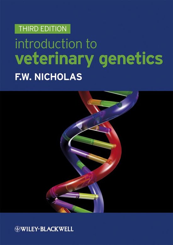 Introduction to Veterinary Genetics - cover