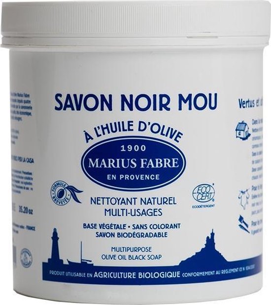 Marius Fabre - Lavoir - Pâte de savon noir en pot de 1kg | bol