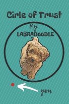 Circle of Trust My Labradoodle Blank Lined Notebook Journal