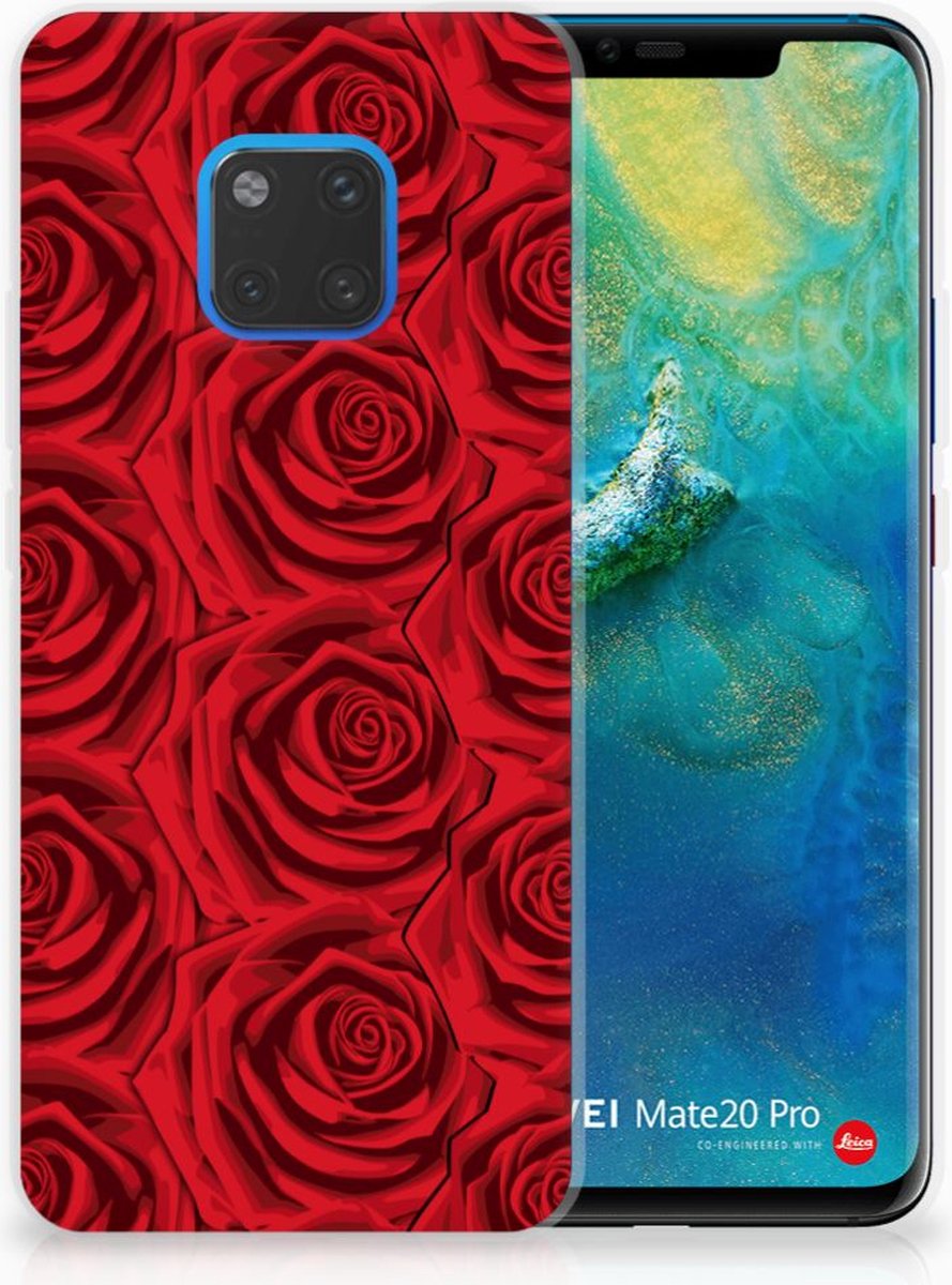 Huawei Mate 20 Pro TPU Case Red Roses