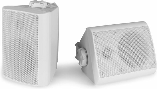 Buiten speakers - Power Dynamics BT10 versterker met Bluetooth en 4'' witte speakers van Power Dynamics — afbeelding 4