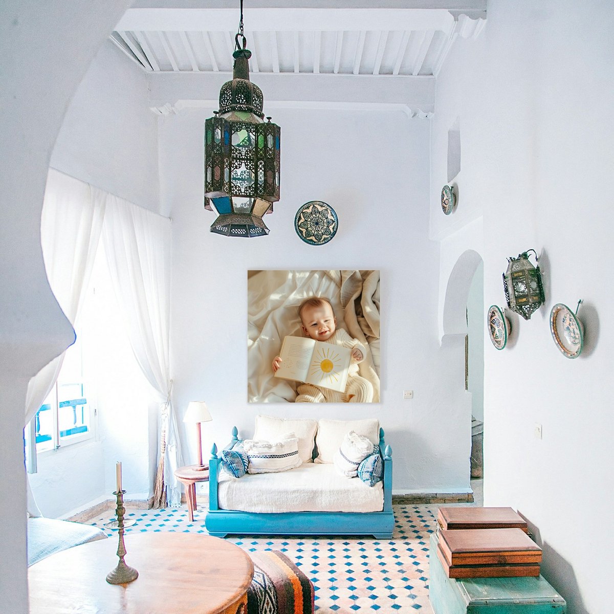 Wanddecoratie | Kinderkamer decoratie op Dibond 60x60cm - Kinderkamer accessoires