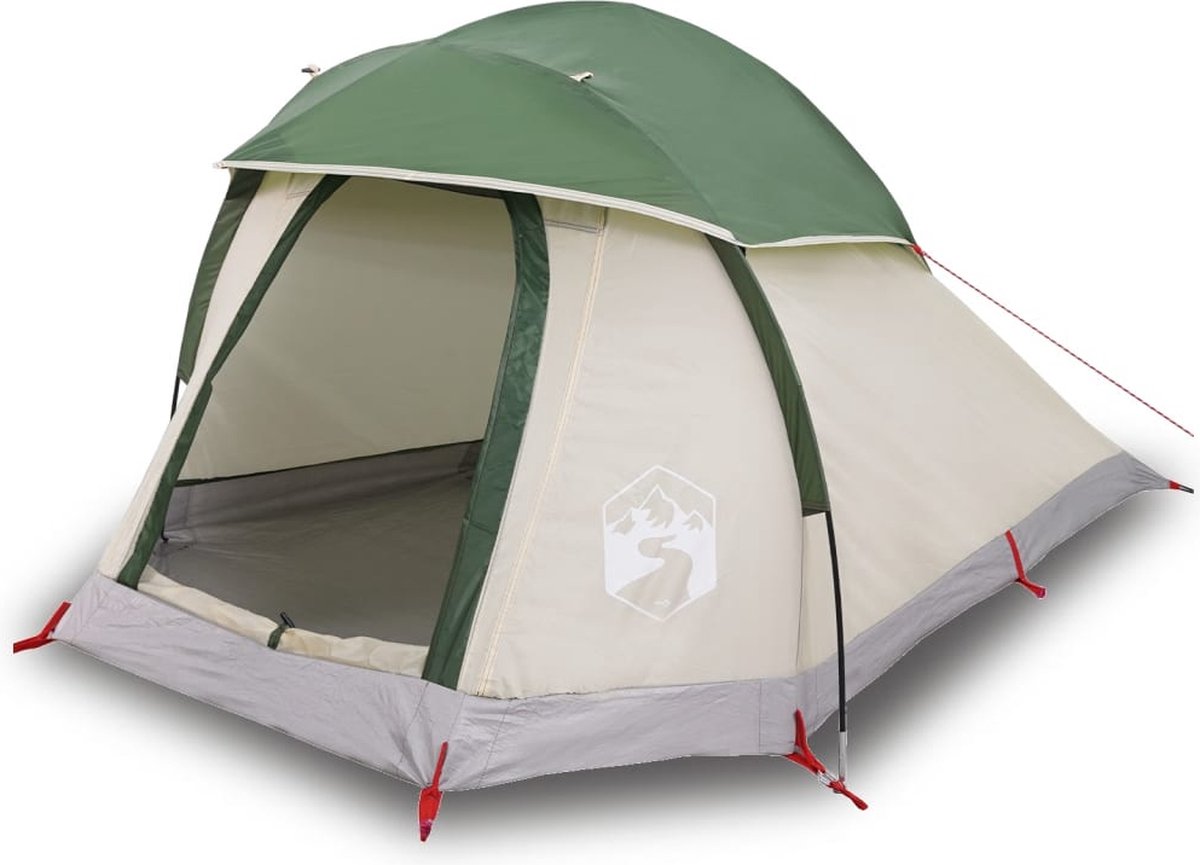 vidaXL - Koepeltent - 1-persoons - waterdicht - groen